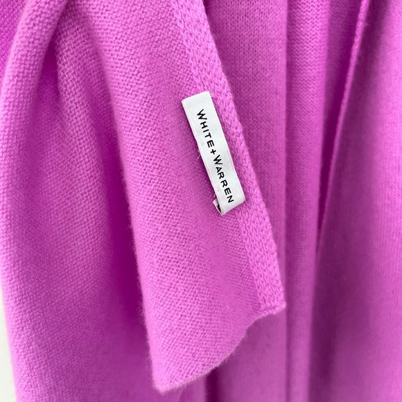 White + Warren Cashmere Travel Wrap Neon Mauve - Picture 2 of 5
